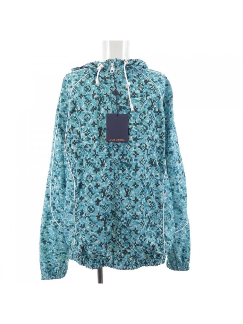 Louis Vuitton Printed Nylon Windbreaker Hoodie